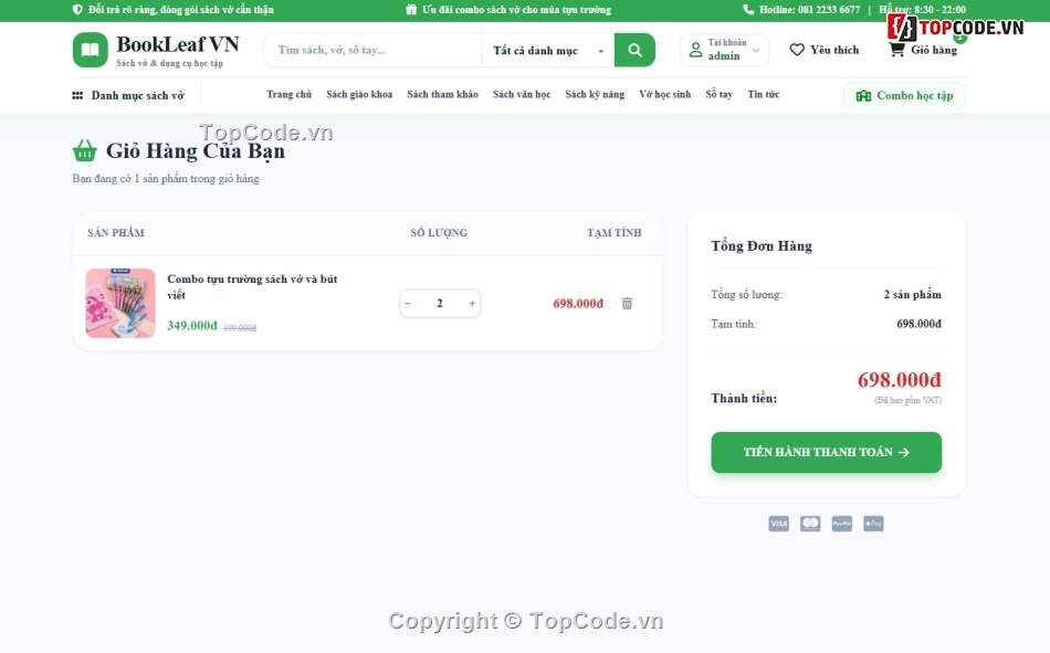Website php,php bán sách,php mysql